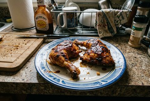Air Fryer BBQ Chicken Leg Quarters
