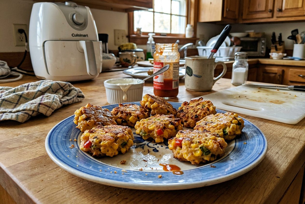 Air Fryer Corn Fritters