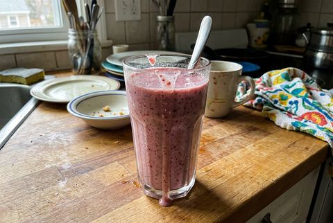 Cranberry Banana Smoothie