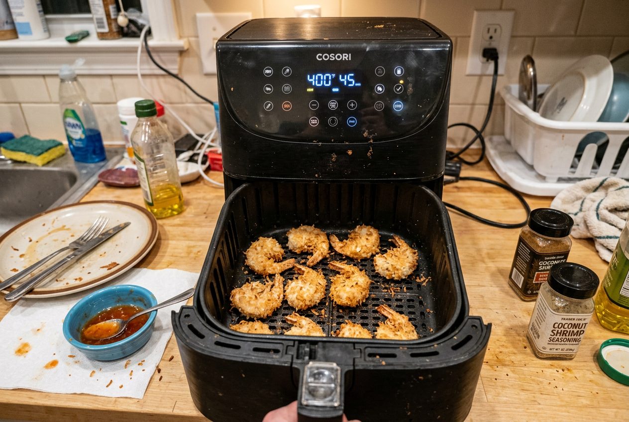 Frozen Coconut Shrimp in the Air Fryer