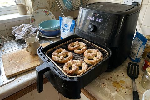 Frozen Pretzels in the Air Fryer