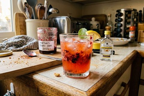 Gin and Jam Cocktail