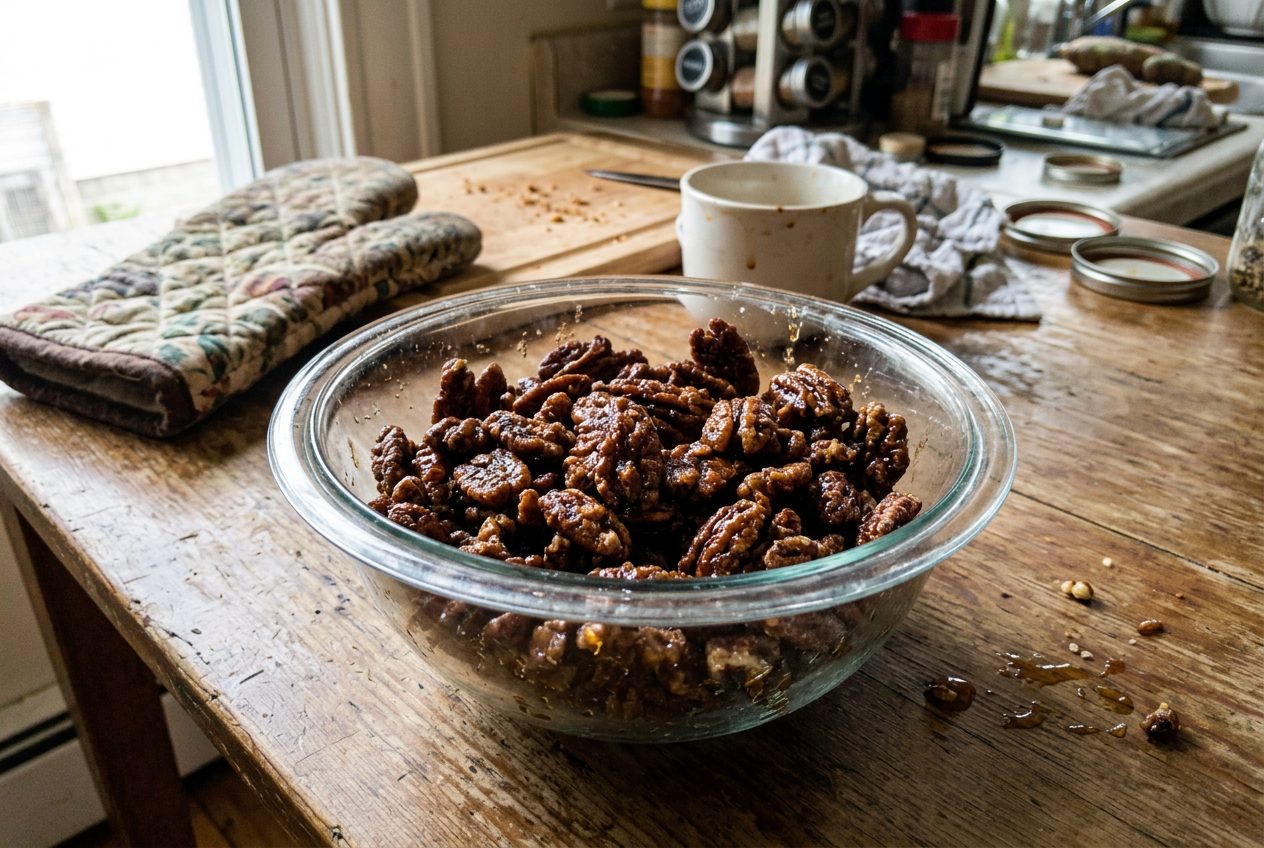 Honey-Roasted Pecans