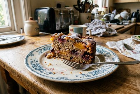 Peach Blackberry Cake
