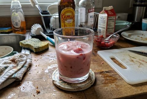 Strawberry White Russian